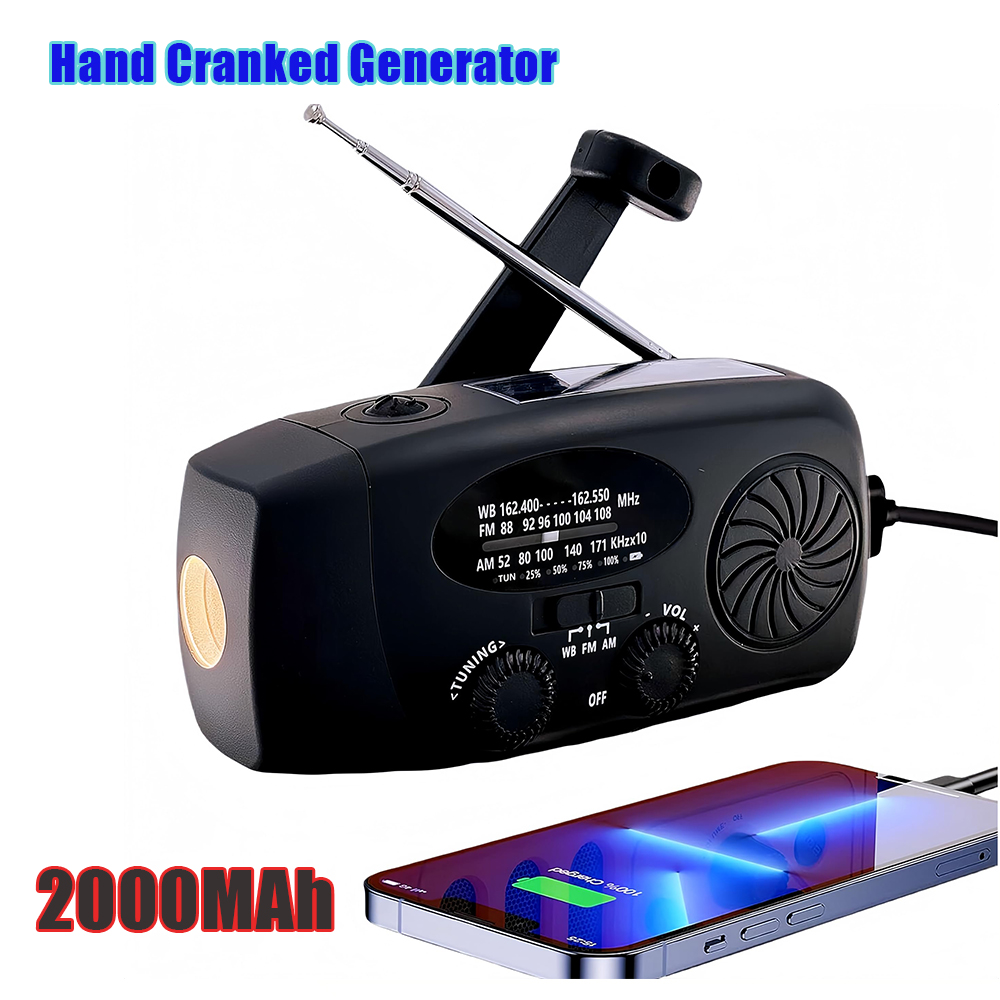 Renewable Energy Kits - Multifunctional Portable Hand Crank Power Generation
