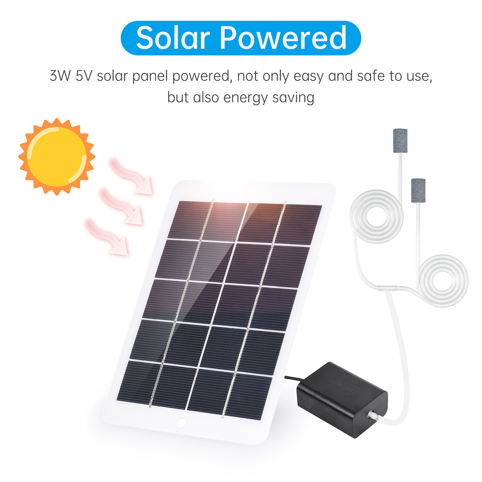 Solar Powered Oxygen Air Pump  - Renewable Energy Kits のレビューと価格