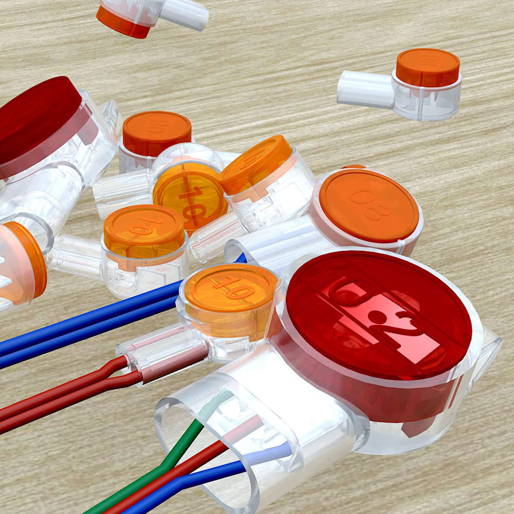 100Pcs K1 K2 K3 Wire Splice Co - Cable Gland Waterproof のレビューと価格