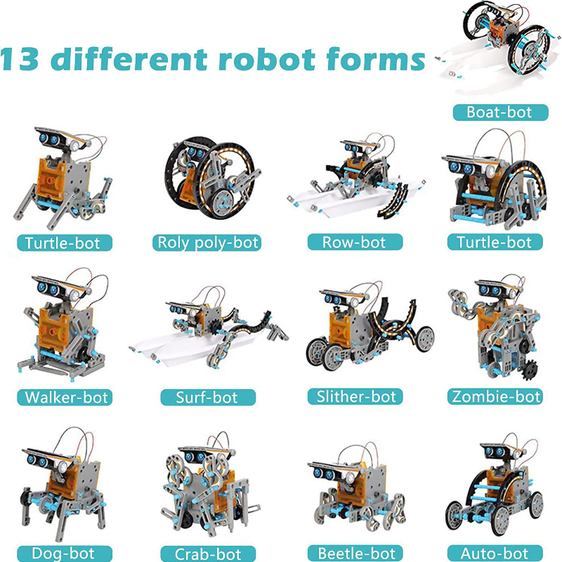 13-in-1 Solar Powered Robot Ki - Renewable Energy Kits のレビューと価格