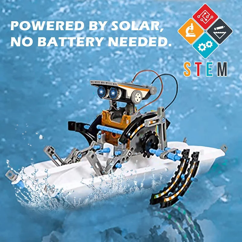 13-in-1 Solar Powered Robot Ki - Renewable Energy Kits のレビューと価格