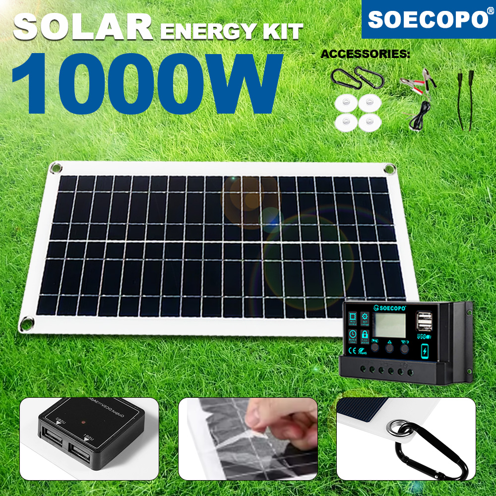SOECOPO 1000W Solar Kit: 18V P - Renewable Energy Yes Please のレビューと価格