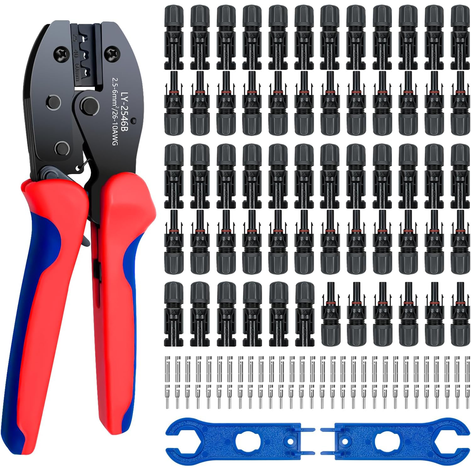 60PCS Solar Panel Connector Ki - Renewable Energy Kits のレビューと価格