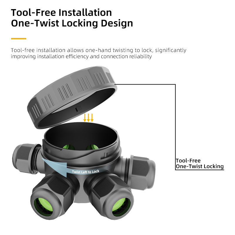 EW-M2068 IP68 Waterproof Junct - Cable Gland Waterproof のレビューと価格