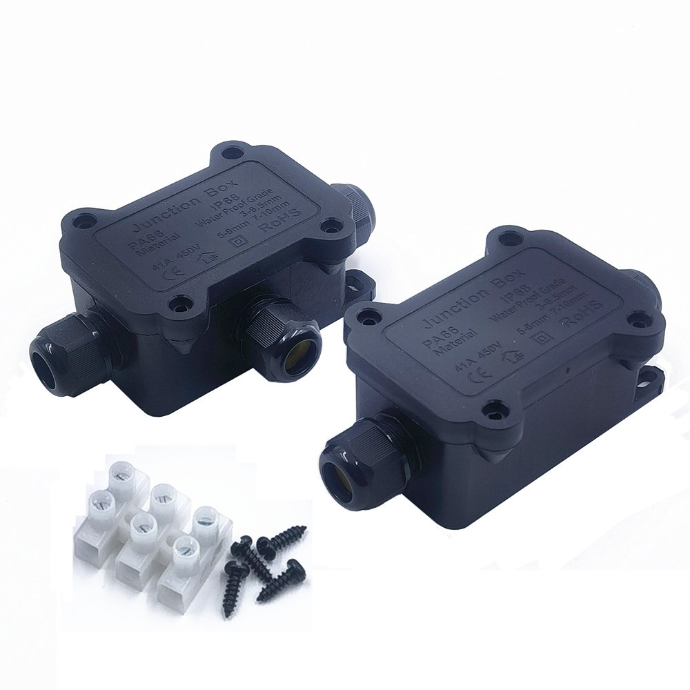 IP68 Waterproof Junction Box 2 - Cable Gland Waterproof のレビューと価格