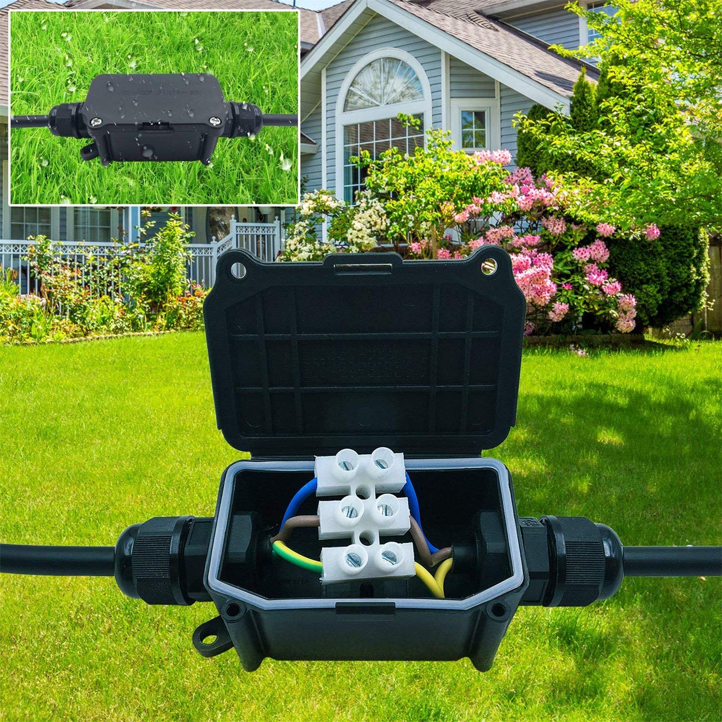 2 Way Outdoor Waterproof IP66  - Cable Gland Waterproof のレビューと価格