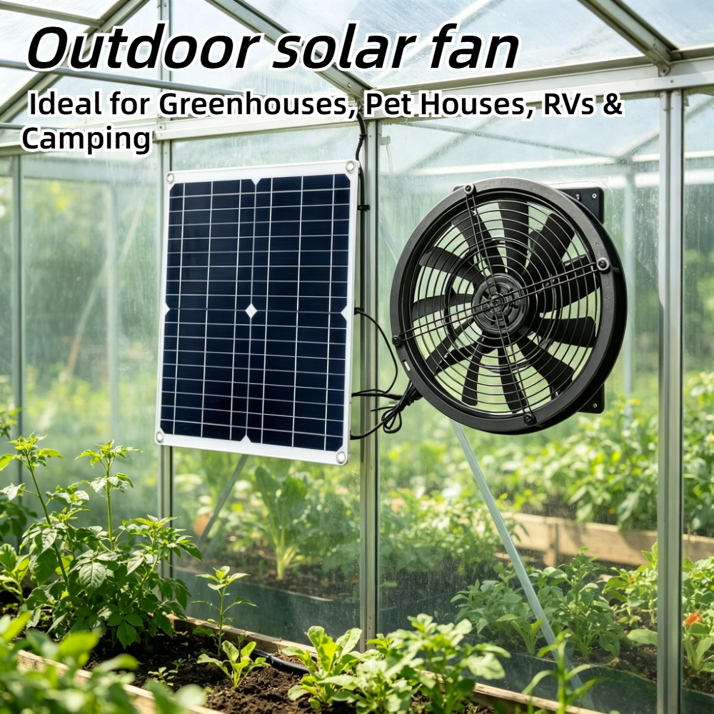 15W 25W NEW Solar Powered Exha - Renewable Energy Kits のレビューと価格