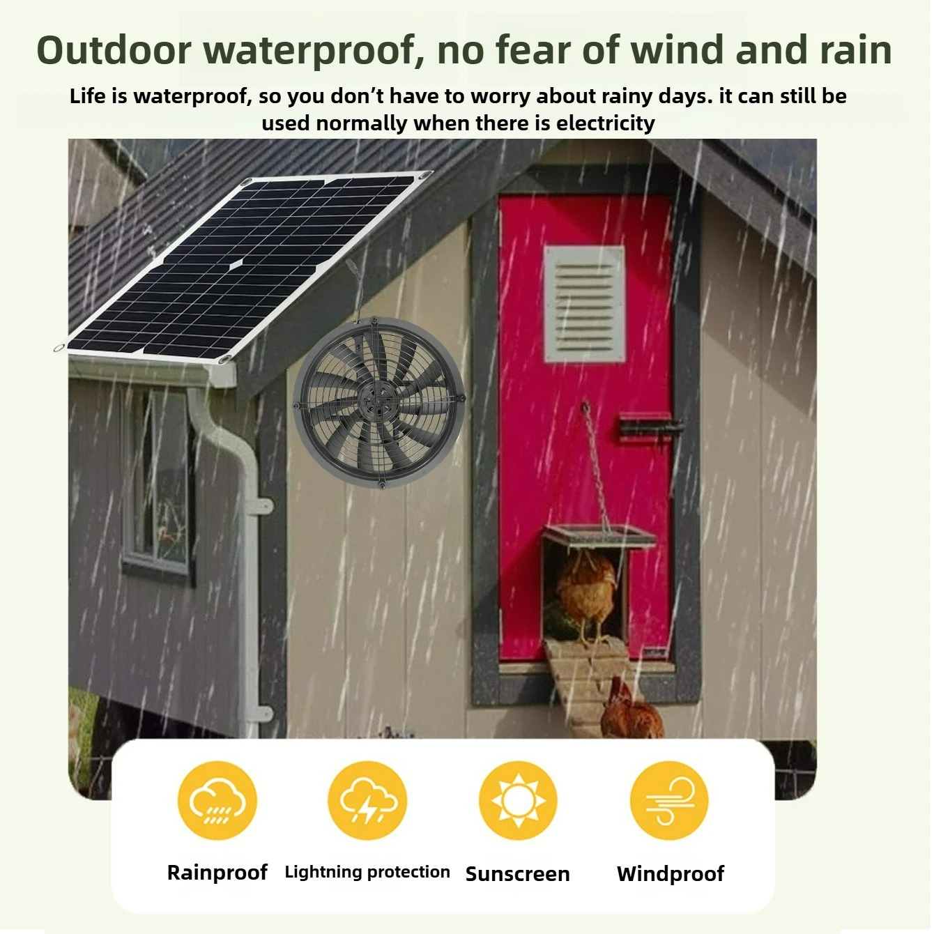15W 25W NEW Solar Powered Exha - Renewable Energy Kits のレビューと価格