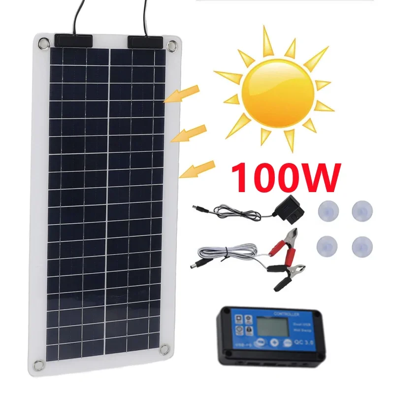 100W Solar Panel Charger Water - Renewable Energy Kits のレビューと価格