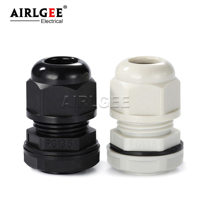 10Pcs White Black Nylon Plasti - Cable Gland Waterproof のレビューと価格