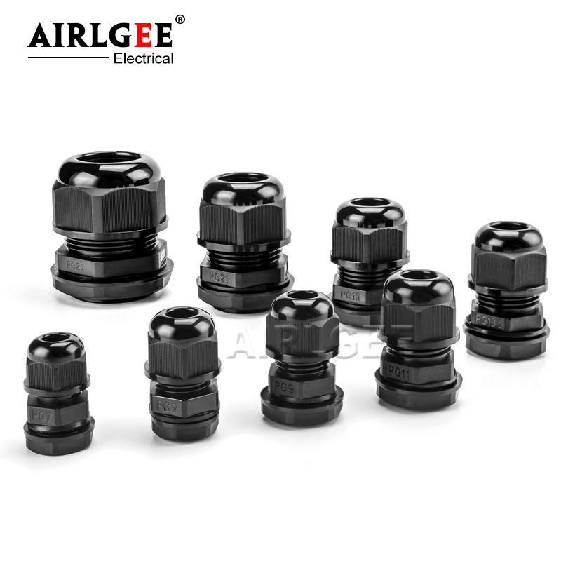 10Pcs White Black Nylon Plasti - Cable Gland Waterproof のレビューと価格