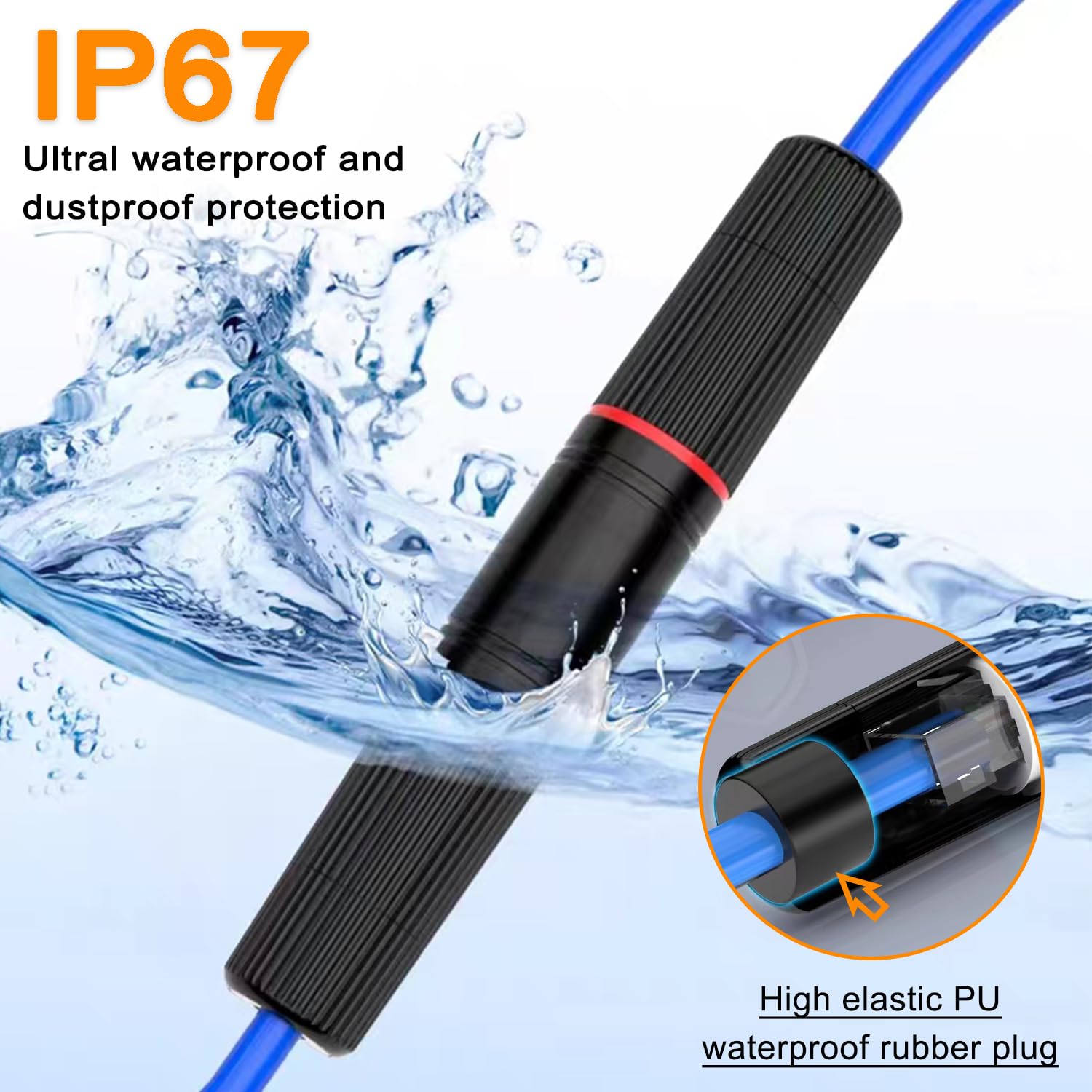 RJ45 Connector Waterproof IP67 - Cable Gland Waterproof のレビューと価格