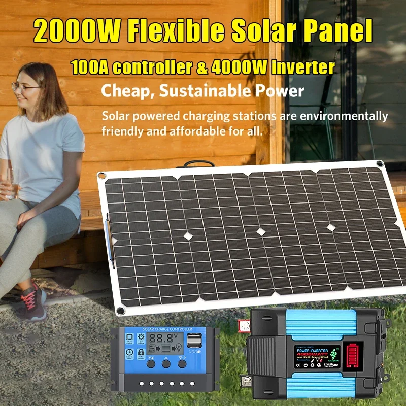 4000W Solar Panel Kit 12V To 1 - Renewable Energy Kits のレビューと価格